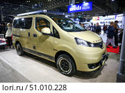 Nissan NV200 Vanette Caravan Junior. Редакционное фото, фотограф Art Konovalov / Фотобанк Лори