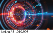 Navigate through a bright, high-tech tunnel filled with mesmerizing patterns and glowing lights that create an immersive experience. Стоковое AI-видео, аниматор Данила Большаков / Фотобанк Лори