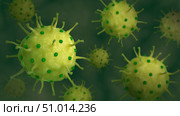 Conceptual biomedical illustration of genital herpes, an infection by the herpes simplex virus. Стоковое фото, фотограф Stocktrek Images, Inc. / ТАСС / Фотобанк Лори