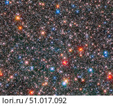 Swarms of young and older Stars in the galactic bulge of the Milky Way. Стоковое фото, фотограф Stocktrek Images, Inc. / ТАСС / Фотобанк Лори