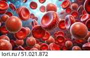Close-Up View of Red Blood Cells With Balloon-Shaped Globules: This Microscopic Image Showcases a Cluster of Red Blood Cells With an Unusual Anomaly. Generative AI. Стоковое AI-изображение, AI-художник Roman Zavorotny / Фотобанк Лори