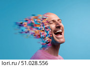 Joyful Transformation A Celebration of Emotions Unleashed Through Vibrant and Colorful Abstract Artworks. Стоковое AI-изображение, AI-художник Anastasy Yarmolovich / Фотобанк Лори