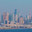 Tokyo, Japan - Oct 13 2024, 4k, panoramic aerial view of Tokyo Bay cityscape in background and the Rainbow Bridge, in the foreground is a part of Odaiba Island, Tokyo, Japan. Стоковое видео, видеограф Сергей Богомяко / Фотобанк Лори