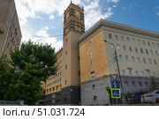 Здание Народного комиссариата обороны (1934-1938) (ныне  Комплекс зданий Генштаба Вооруженных сил РФ), Колымажный переулок, 14/1. Москва. Редакционное фото, фотограф Pukhov K / Фотобанк Лори