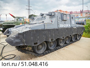 Kamensk-Shakhtinsky, Russia - May 10, 2022: Open-air exhibition-Museum of Military Equipment. Редакционное фото, фотограф Наталия Кирсанова / Фотобанк Лори
