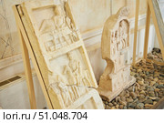 Anapa, Russia - September 07, 2022: Gorgippia Museum. The exposition of the ancient Greek period. Редакционное фото, фотограф Наталия Кирсанова / Фотобанк Лори