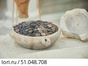 Anapa, Russia - September 07, 2022: Gorgippia Museum. The exposition of the ancient Greek period. Редакционное фото, фотограф Наталия Кирсанова / Фотобанк Лори