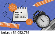 Back to school essentials for a successful academic year in 2023. Стоковое видео, видеограф Сергей Толмачёв / Фотобанк Лори
