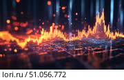 downturn collapsing sales graph ai generated. Стоковое AI-изображение, AI-художник Vectorwin / Фотобанк Лори
