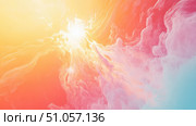 sun vibrating solar flare ai generated. Стоковое AI-изображение, AI-художник Vectorwin / Фотобанк Лори