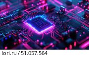 diagnostics emerging biochip ai generated. Стоковое AI-изображение, AI-художник Vectorwin / Фотобанк Лори