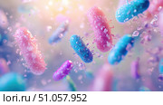 antibiotics disintegrating bacteria ai generated. Стоковое AI-изображение, AI-художник Vectorwin / Фотобанк Лори