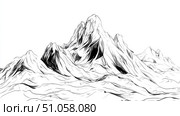 rockfall collapsing mountain ai generated. Стоковое AI-изображение, AI-художник Vectorwin / Фотобанк Лори