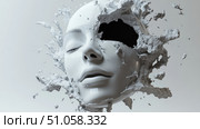 breathable collapsing face mask ai generated. Стоковое AI-изображение, AI-художник Vectorwin / Фотобанк Лори