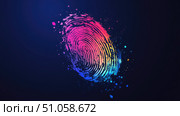 removal dissolving fingerprint ai generated. Стоковое AI-изображение, AI-художник Vectorwin / Фотобанк Лори