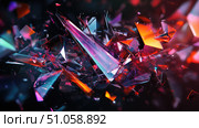 dispersion disintegrating prism ai generated. Стоковое AI-изображение, AI-художник Vectorwin / Фотобанк Лори
