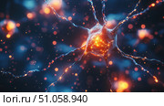 electrode replicating neural signal ai generated. Стоковое AI-изображение, AI-художник Vectorwin / Фотобанк Лори