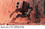 innovation collapsing robot ai generated. Стоковое AI-изображение, AI-художник Vectorwin / Фотобанк Лори