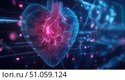 arrhythmia ai interpretation of heart monitor ai generated. Стоковое AI-изображение, AI-художник Vectorwin / Фотобанк Лори