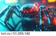 ai glitching nanobot ai generated. Стоковое AI-изображение, AI-художник Vectorwin / Фотобанк Лори
