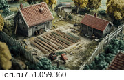 mapping disassembling rural land plot ai generated. Стоковое AI-изображение, AI-художник Vectorwin / Фотобанк Лори