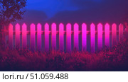 boundary simulation of property fence ai generated. Стоковое AI-изображение, AI-художник Vectorwin / Фотобанк Лори