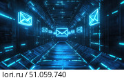 security zooming encrypted message ai generated. Стоковое AI-изображение, AI-художник Vectorwin / Фотобанк Лори