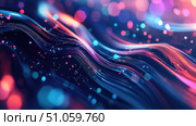 on flowing biochip ai generated. Стоковое AI-изображение, AI-художник Vectorwin / Фотобанк Лори