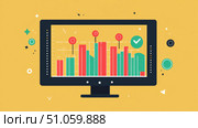 data streaming sales graph ai generated. Стоковое AI-изображение, AI-художник Vectorwin / Фотобанк Лори