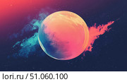 seismic vibrating planet ai generated. Стоковое AI-изображение, AI-художник Vectorwin / Фотобанк Лори