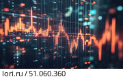 volume lighting up stock chart ai generated. Стоковое AI-изображение, AI-художник Vectorwin / Фотобанк Лори