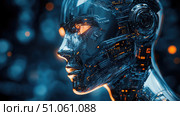 robotics emerging ai interface ai generated. Стоковое AI-изображение, AI-художник Vectorwin / Фотобанк Лори