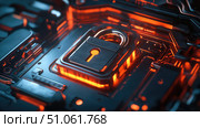key replicating padlock ai generated. Стоковое AI-изображение, AI-художник Vectorwin / Фотобанк Лори