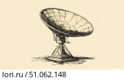 signal growing satellite dish ai generated. Стоковое AI-изображение, AI-художник Vectorwin / Фотобанк Лори