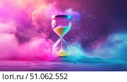 sand exploding hourglass ai generated. Стоковое AI-изображение, AI-художник Vectorwin / Фотобанк Лори