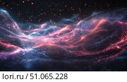 processing dissolving data stream ai generated. Стоковое AI-изображение, AI-художник Vectorwin / Фотобанк Лори
