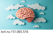 adaptability bouncing brain ai generated. Стоковое AI-изображение, AI-художник Vectorwin / Фотобанк Лори