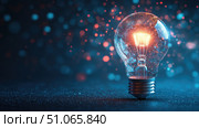 creativity fracturing innovation lightbulb ai generated. Стоковое AI-изображение, AI-художник Vectorwin / Фотобанк Лори