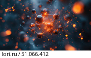 energy exploding molecule ai generated. Стоковое AI-изображение, AI-художник Vectorwin / Фотобанк Лори