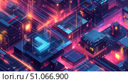 superposition zooming quantum code ai generated. Стоковое AI-изображение, AI-художник Vectorwin / Фотобанк Лори