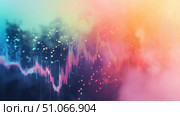 candlestick dissolving stock chart ai generated. Стоковое AI-изображение, AI-художник Vectorwin / Фотобанк Лори