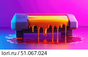 temperature melting printer ai generated. Стоковое AI-изображение, AI-художник Vectorwin / Фотобанк Лори