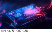 interest fading credit card ai generated. Стоковое AI-изображение, AI-художник Vectorwin / Фотобанк Лори