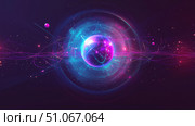 entanglement streaming quantum particle ai generated. Стоковое AI-изображение, AI-художник Vectorwin / Фотобанк Лори