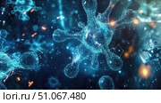 imaging x-ray of antibody cell ai generated. Стоковое AI-изображение, AI-художник Vectorwin / Фотобанк Лори