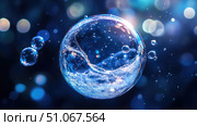 surfactant dissolving bubble ai generated. Стоковое AI-изображение, AI-художник Vectorwin / Фотобанк Лори