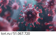pandemic zooming into epidemiology model ai generated. Стоковое AI-изображение, AI-художник Vectorwin / Фотобанк Лори