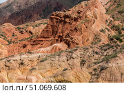 Martian landscape of Fairytale Canyon (Canyon Skazka) Стоковое фото, фотограф Юлия Белоусова / Фотобанк Лори