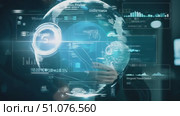 Discover how cutting-edge technology enhances global data interaction and visualization for better insights. Стоковое AI-видео, аниматор Данила Большаков / Фотобанк Лори
