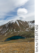 View of Caucasus mountains in autumn. Стоковое фото, фотограф Юлия Белоусова / Фотобанк Лори